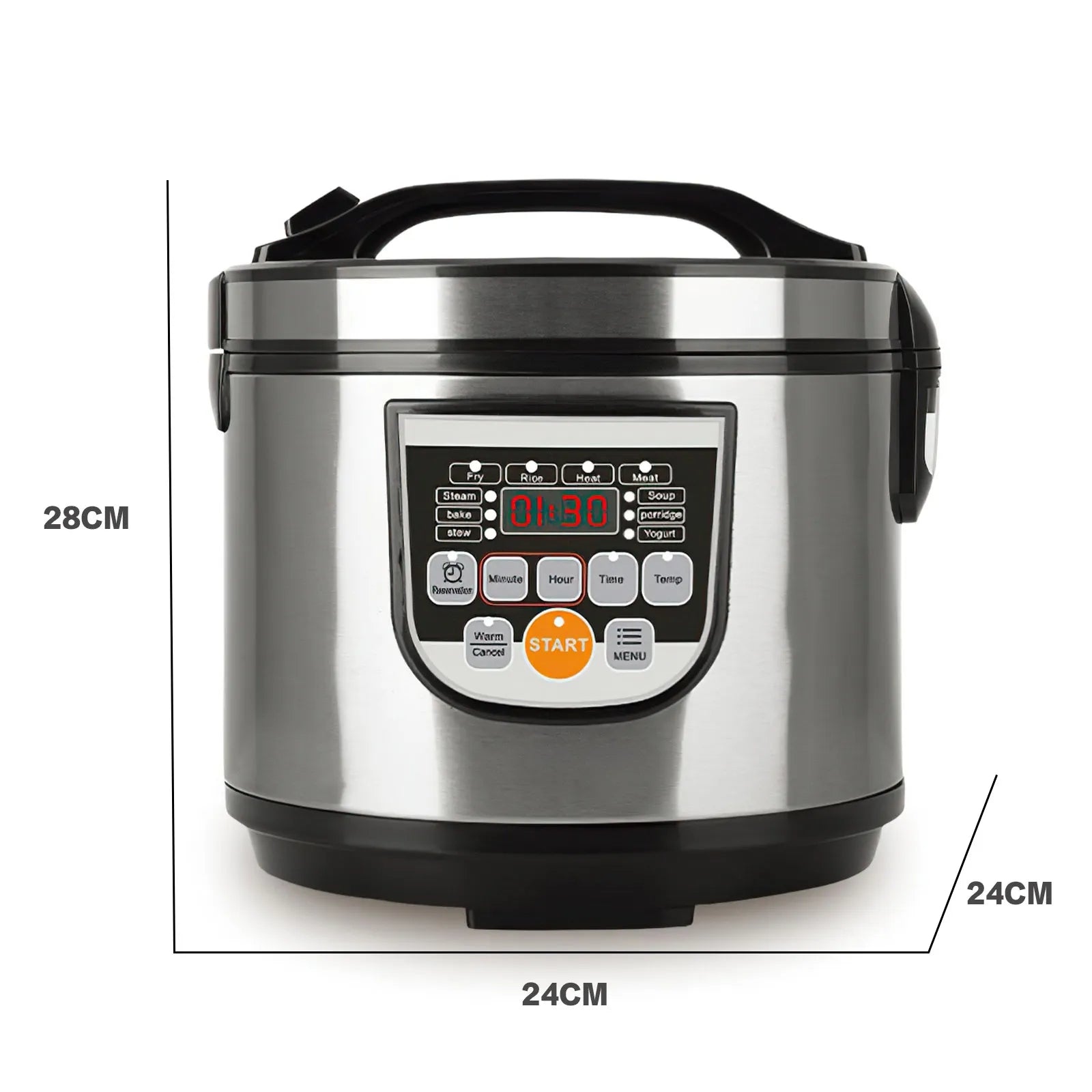 Cuiseur de Riz Portable 5L – Multi‑Cuiseur Électrique, Soupe, Porridge & Vapeur