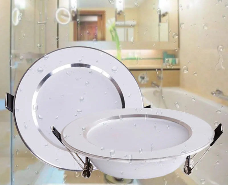 Spots LED Encastrés Waterproof – Lot de 4 – Salle de Bain & Extérieur