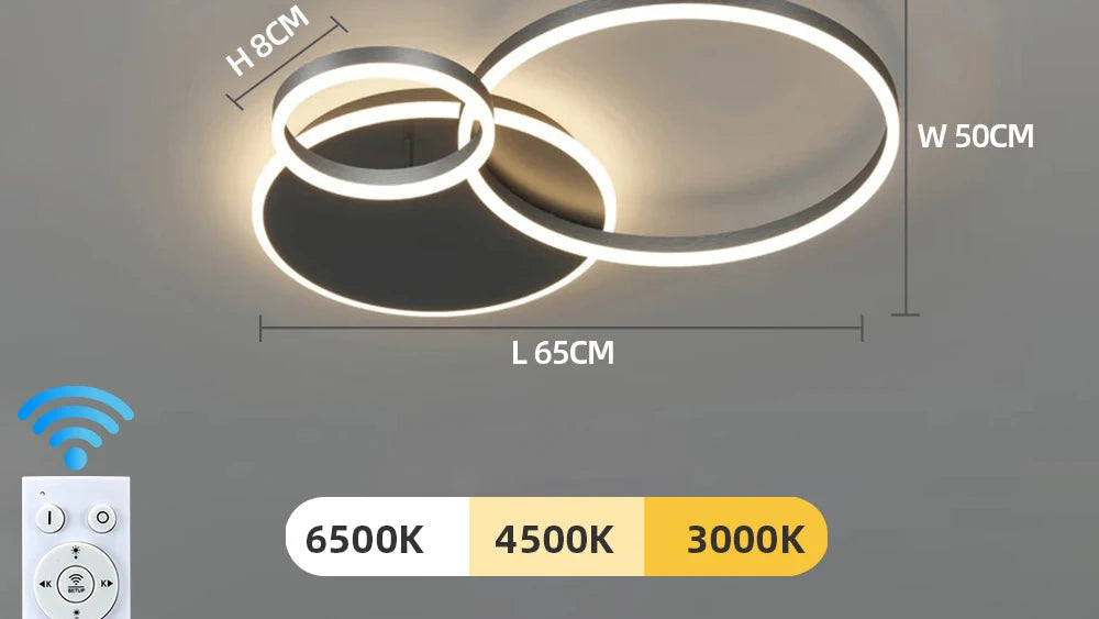 Lustre Ceiling Chandelier Dimmable Ceiling Lamp LED Pendant Light Decoration Lamps for Living Study Room Bedroom Indoor Lighting