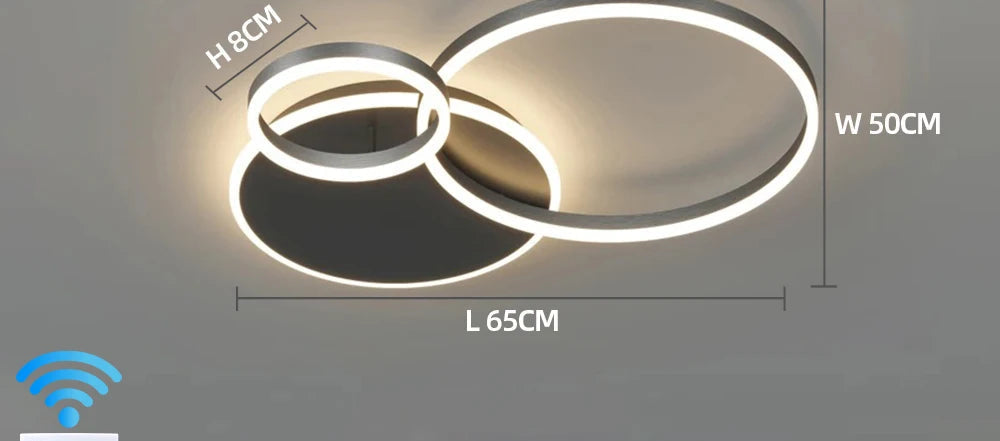 Lustre Ceiling Chandelier Dimmable Ceiling Lamp LED Pendant Light Decoration Lamps for Living Study Room Bedroom Indoor Lighting
