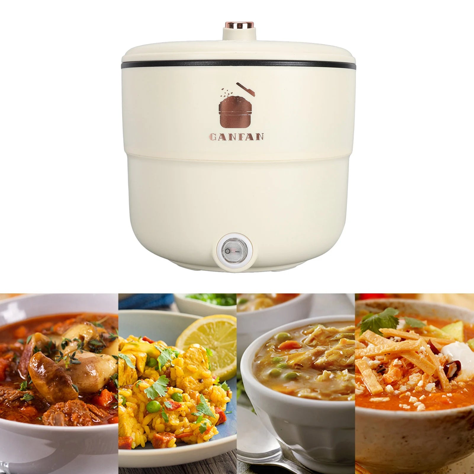 Cuiseur à Riz Électrique 1.8L – Multifonction, Anti‑Brûlure, Double Paroi, Revêtement Anti‑adhésif