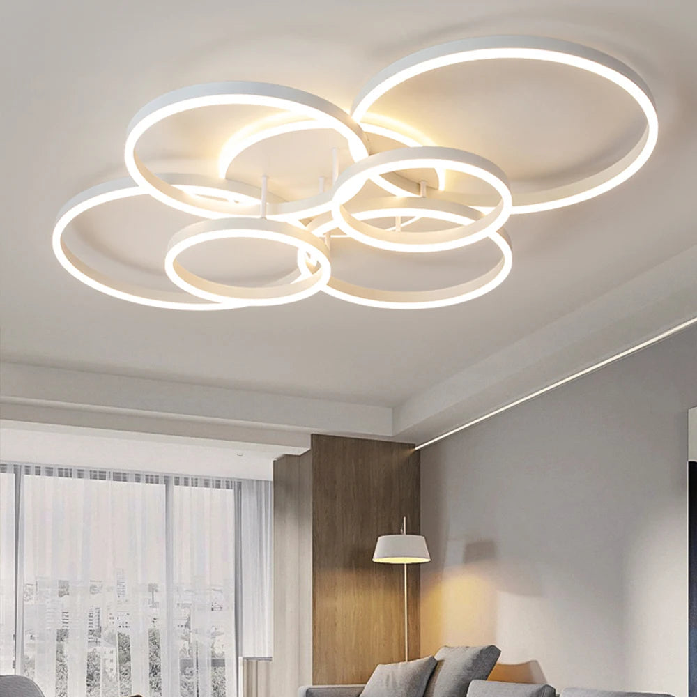 Lustre Ceiling Chandelier Dimmable Ceiling Lamp LED Pendant Light Decoration Lamps for Living Study Room Bedroom Indoor Lighting