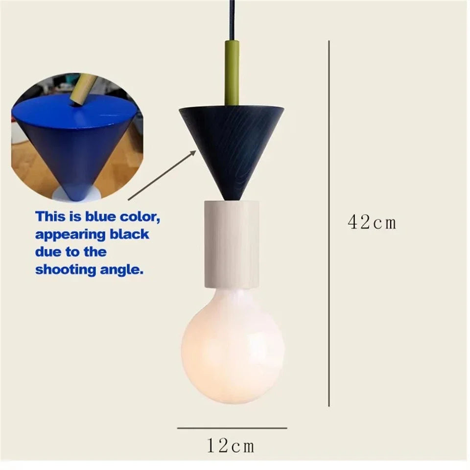 Suspension Bois Style Nordique – LED E27 Dimmable – 8 Formes – Salon, Chambre & Restaurant