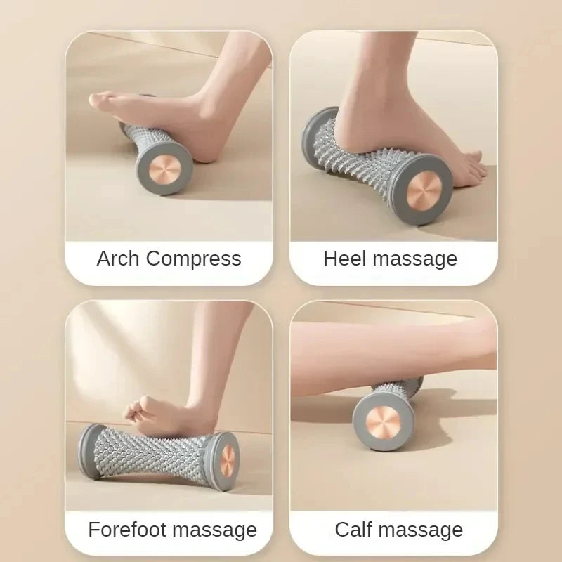 Rouleau Masseur de Pieds & Balle de Yoga – Relaxation Musculaire Plantaire