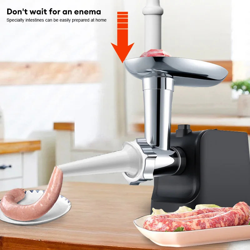 Hachoir à Viande Électrique – Puissant, Farceur à Saucisses, Multifonction
