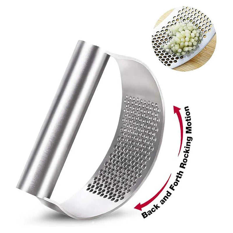 Presse-Ail Inox Premium – Manuel, Ergonomique & Facile à Nettoyer