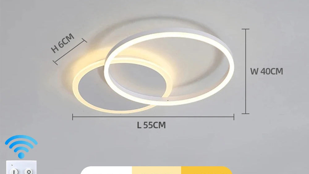 Lustre Ceiling Chandelier Dimmable Ceiling Lamp LED Pendant Light Decoration Lamps for Living Study Room Bedroom Indoor Lighting