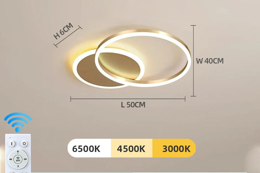 Lustre Ceiling Chandelier Dimmable Ceiling Lamp LED Pendant Light Decoration Lamps for Living Study Room Bedroom Indoor Lighting