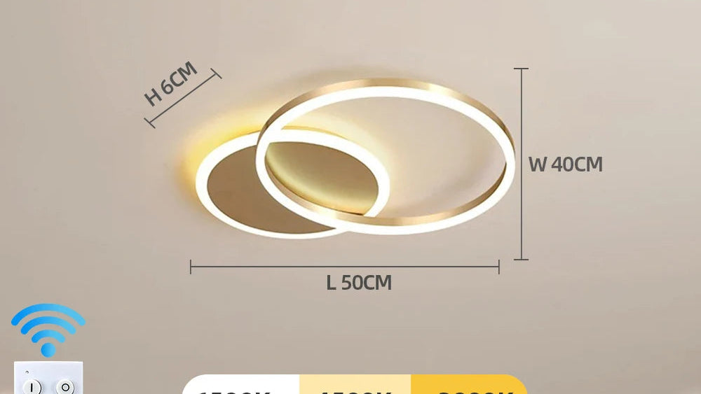 Lustre Ceiling Chandelier Dimmable Ceiling Lamp LED Pendant Light Decoration Lamps for Living Study Room Bedroom Indoor Lighting