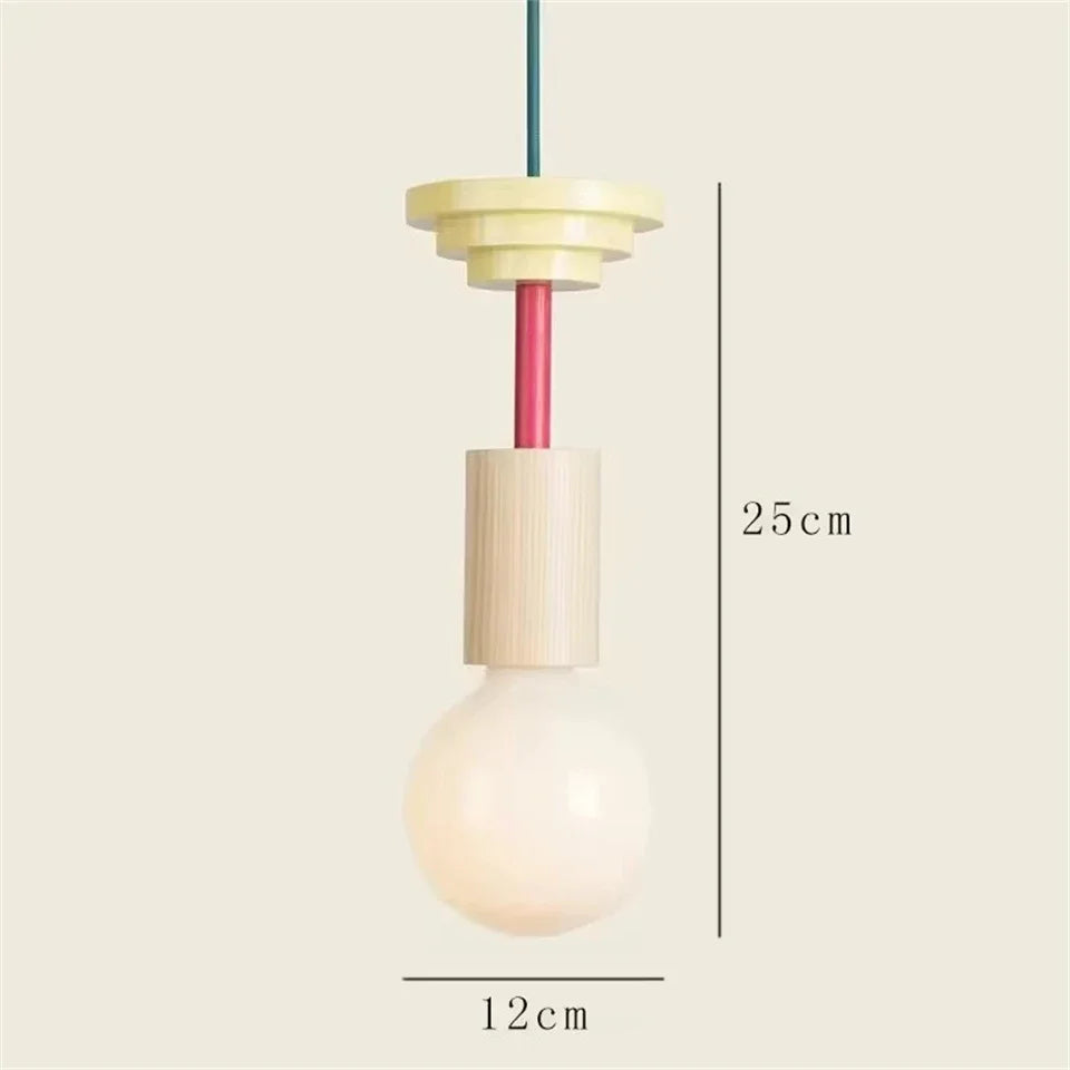 Suspension Bois Style Nordique – LED E27 Dimmable – 8 Formes – Salon, Chambre & Restaurant