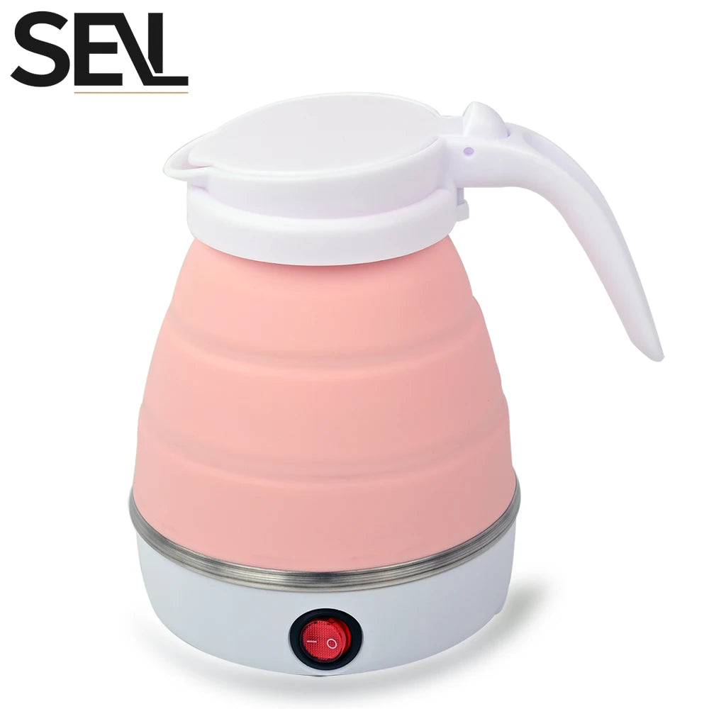 Bouilloire Électrique Pliable 0,6L – Portable, Voyage & Maison, Silicone Haute Résistance