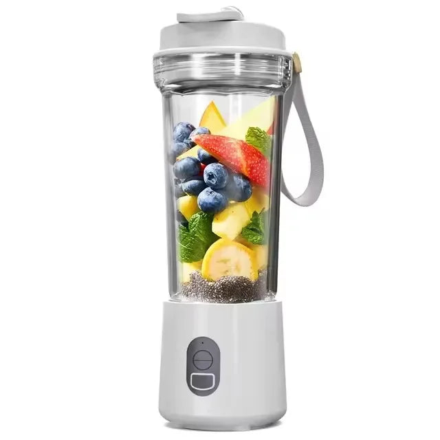 Blender Portable Mixeur Électrique – Smoothies & Jus | Bouteille 500ml 4000mAh 180W