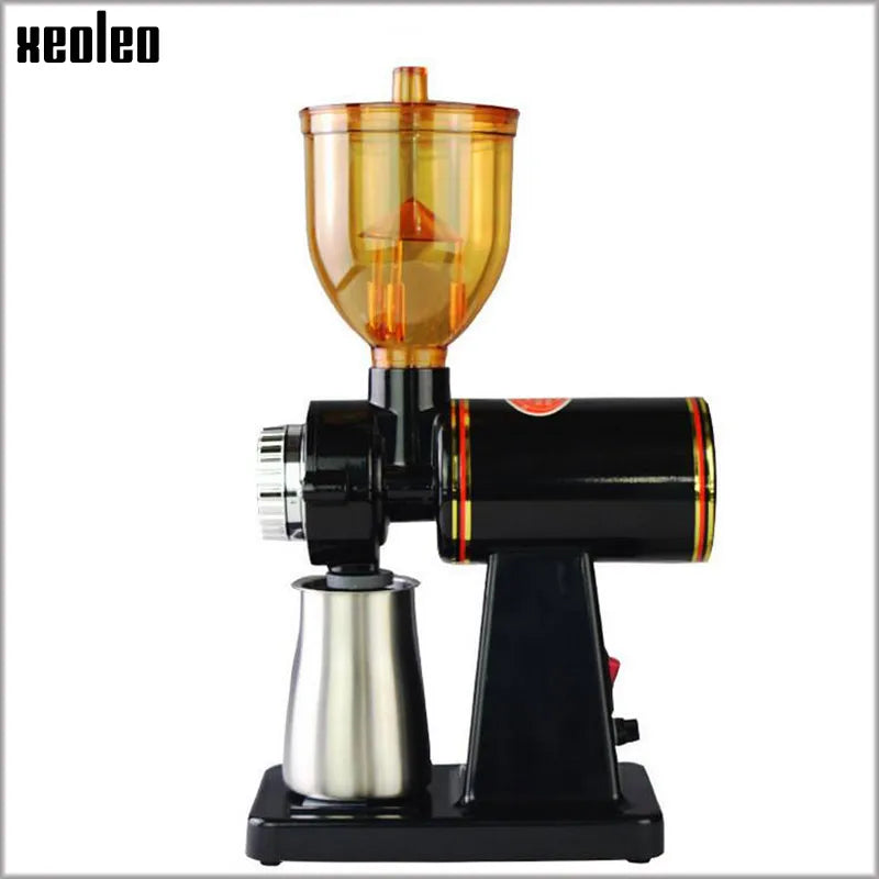 Xeoleo 600N Electric Coffee Grinder - Flat Burr, 100W, Professional Grinder