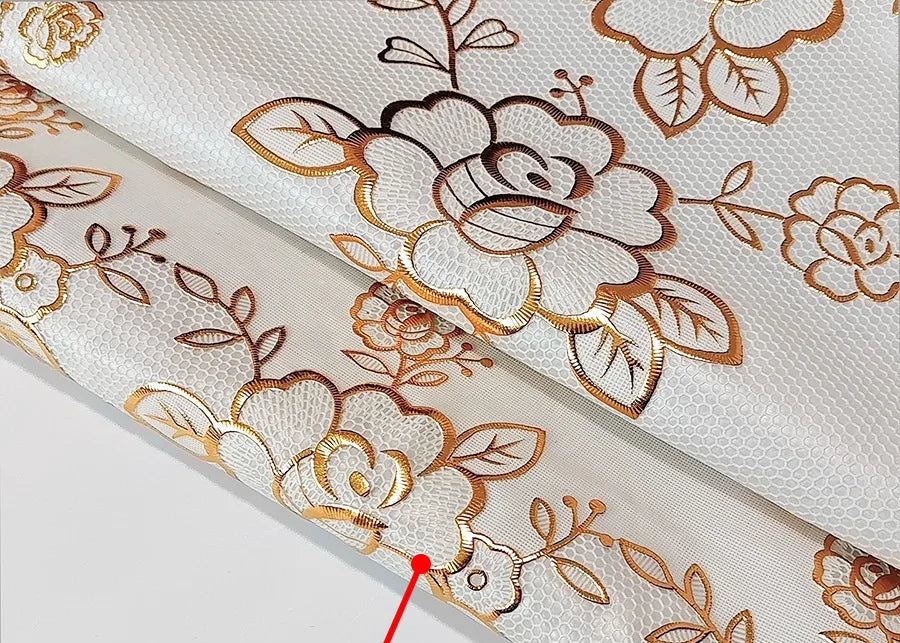 Nappe Rectangulaire PVC Dentelle 🍽️ | Imperméable & Anti-Taches – Style Européen – 90,5x140 cm