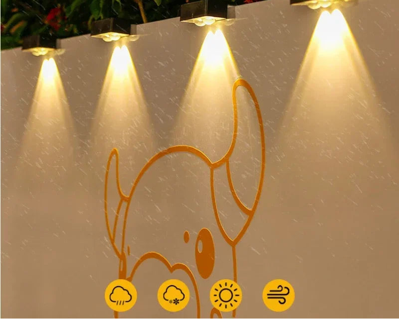 Lampes Solaires LED pour Escalier & Jardin – Lot de 1 à 8 pcs