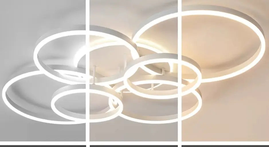 Lustre Ceiling Chandelier Dimmable Ceiling Lamp LED Pendant Light Decoration Lamps for Living Study Room Bedroom Indoor Lighting