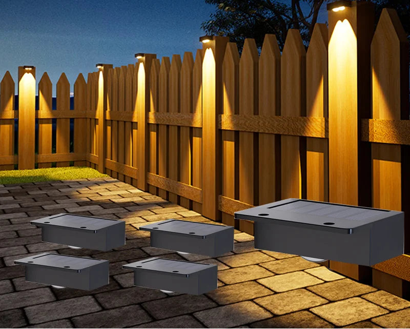 Lampes Solaires LED pour Escalier & Jardin – Lot de 1 à 8 pcs