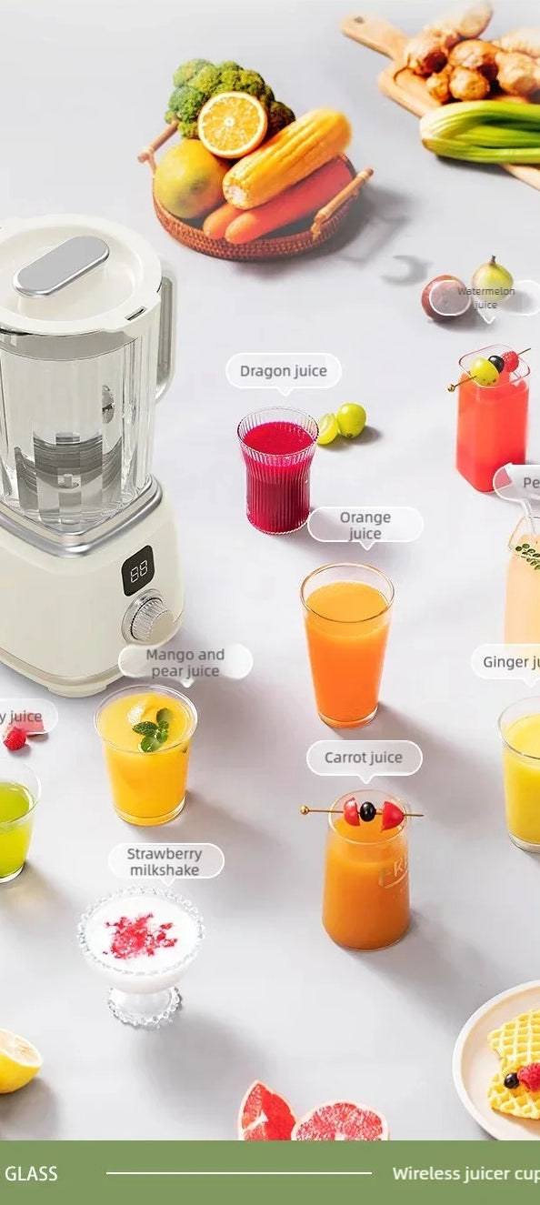 Extracteur de Jus Multifonction 10 Lames – Blender & Broyeur Glace, Haut Rendement