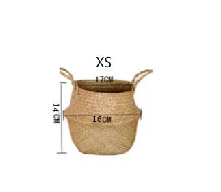 Panier en Osier Tressé 🧵 | Rangement & Déco – Cache-Pot, Jouets, Salle de Bain