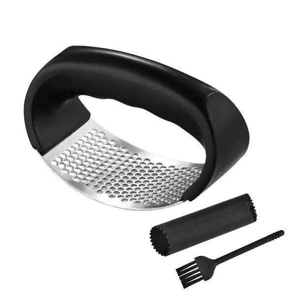 Presse-Ail Inox Premium – Manuel, Ergonomique & Facile à Nettoyer