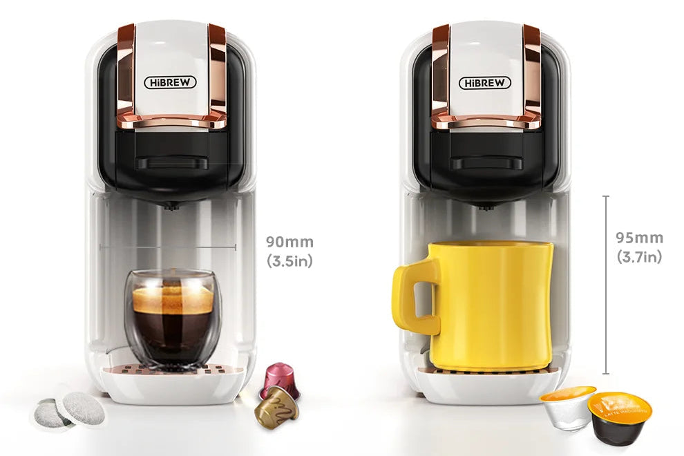 HiBREW 5-in-1 Multi-Capsule Coffee Machine – Hot & Cold, 20 Bar, Espresso & Cappuccino