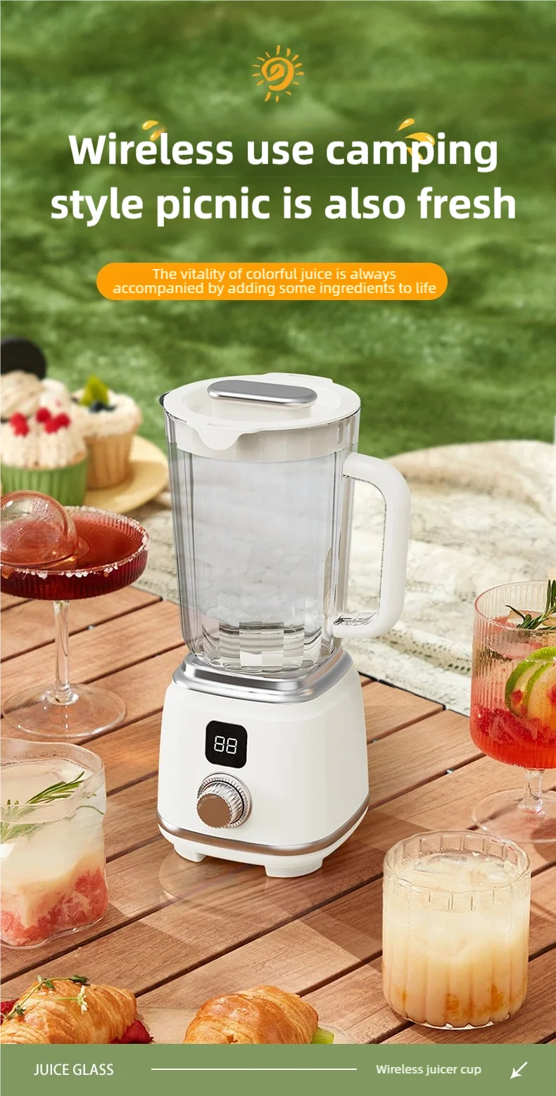 Extracteur de Jus Multifonction 10 Lames – Blender & Broyeur Glace, Haut Rendement