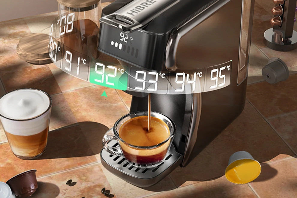 HiBREW 5-in-1 Multi-Capsule Coffee Machine – Hot & Cold, 20 Bar, Espresso & Cappuccino