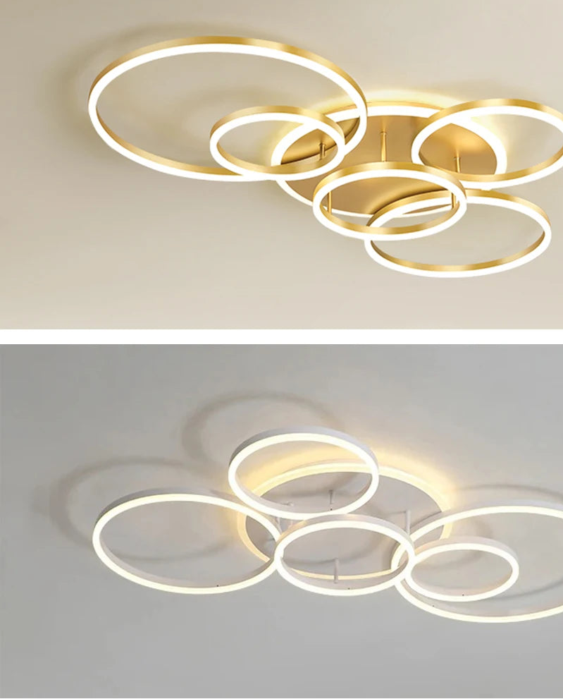 Lustre Ceiling Chandelier Dimmable Ceiling Lamp LED Pendant Light Decoration Lamps for Living Study Room Bedroom Indoor Lighting