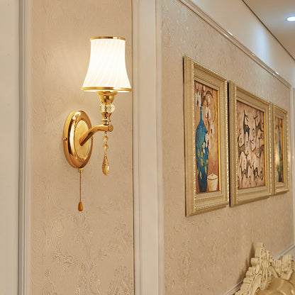 Applique Murale Style Européen – Lumière Chaleureuse pour Chambre &amp; Salon