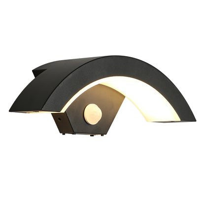 Applique Murale Extérieure LED 24W – Détecteur de Mouvement, IP65, Noir 3000K | Wall Sconce