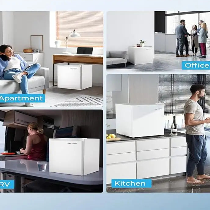 Mini Réfrigérateur 46L – Porte Réversible, Silencieux &amp; Économique, Chambre / Bureau