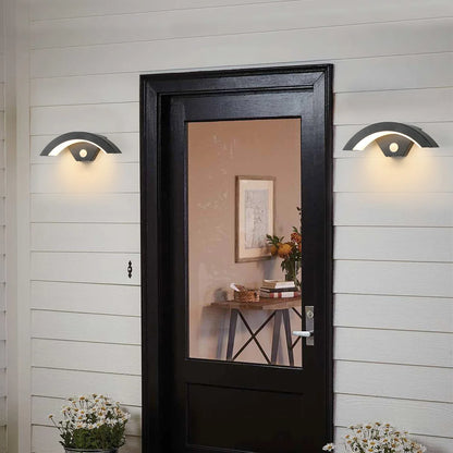 Applique Murale Extérieure LED 24W – Détecteur de Mouvement, IP65, Noir 3000K | Wall Sconce