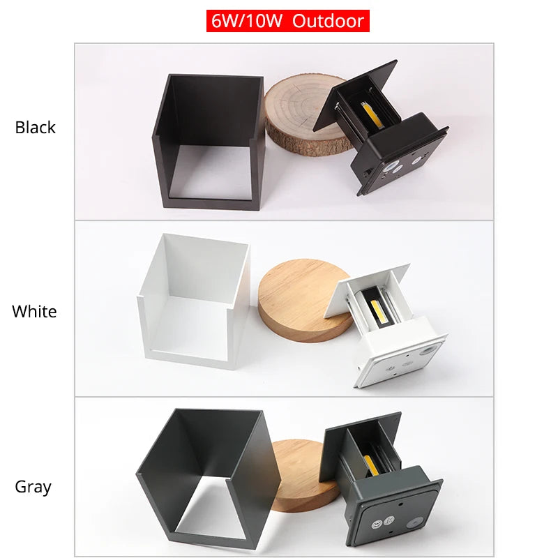Lampe murale LED IP65 – Design minimaliste pour intérieur &amp; extérieur