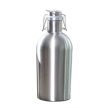 Bouteille Inox Premium 2L – Fermeture Swing Top, Grande Capacité, Anti‑Corrosion