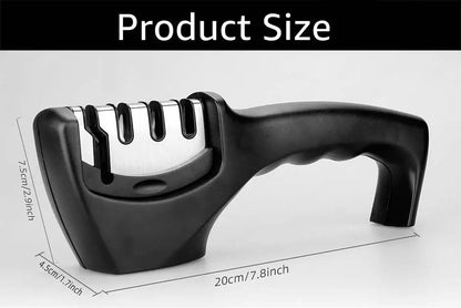 Aiguiseur de Couteaux Professionnel – 3 ou 4 Étapes, Diamond/Céramique/Tungstène
