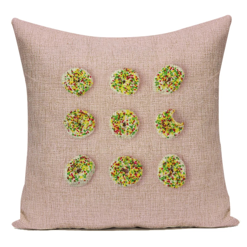 Housse de Coussin Décorative Animaux 🐱🦩 | Motifs Cartoon – Canapé, Chambre &amp; Voiture