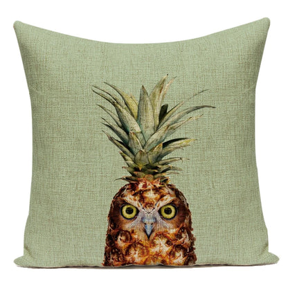 Housse de Coussin Décorative Animaux 🐱🦩 | Motifs Cartoon – Canapé, Chambre &amp; Voiture