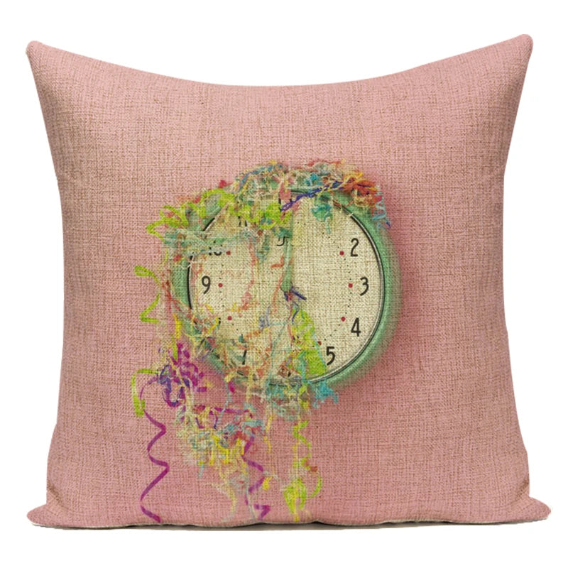 Housse de Coussin Décorative Animaux 🐱🦩 | Motifs Cartoon – Canapé, Chambre &amp; Voiture