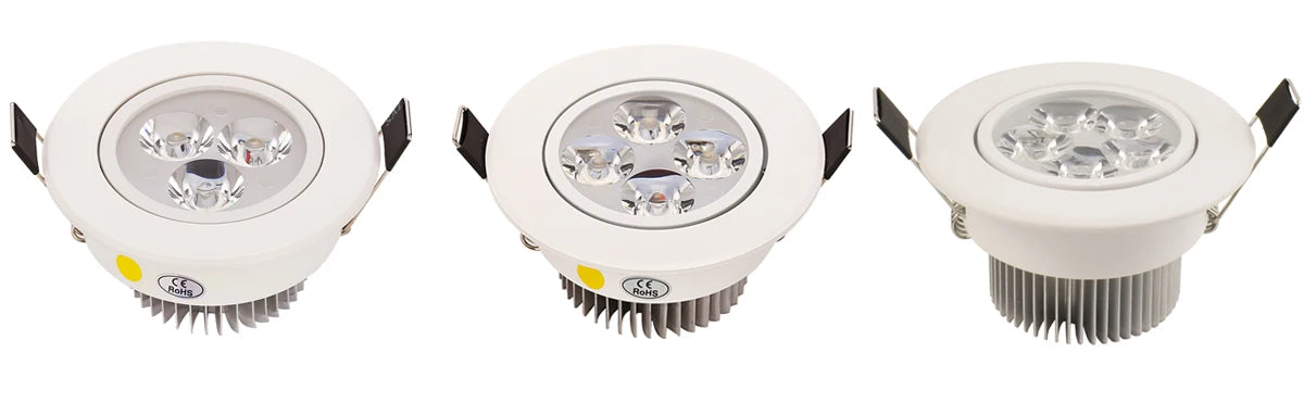 Spot LED Encastré Dimmable – 9W / 12W / 15W – Lumière Chaude / Naturelle / Blanche