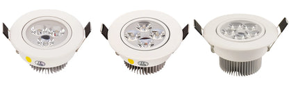 Spot LED Encastré Dimmable – 9W / 12W / 15W – Lumière Chaude / Naturelle / Blanche