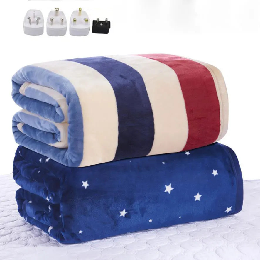 Couverture Chauffante Électrique Thermostatée – 1, 2 ou 3 Places | 110-220V