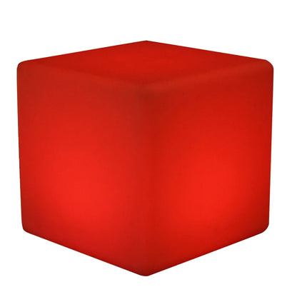 Boule Lumineuse LED Carrée Jardin &amp; Piscine – Télécommande 16 Couleurs – IP68 Étanche