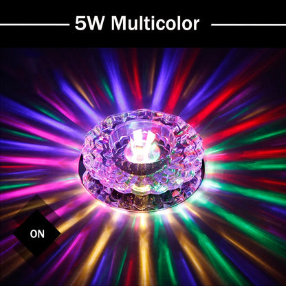 Lampe LED de Plafond en Cristal – 3W, 5W ou 10W – Éclairage Moderne