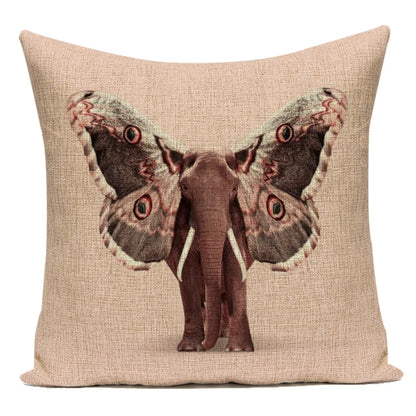 Housse de Coussin Décorative Animaux 🐱🦩 | Motifs Cartoon – Canapé, Chambre &amp; Voiture
