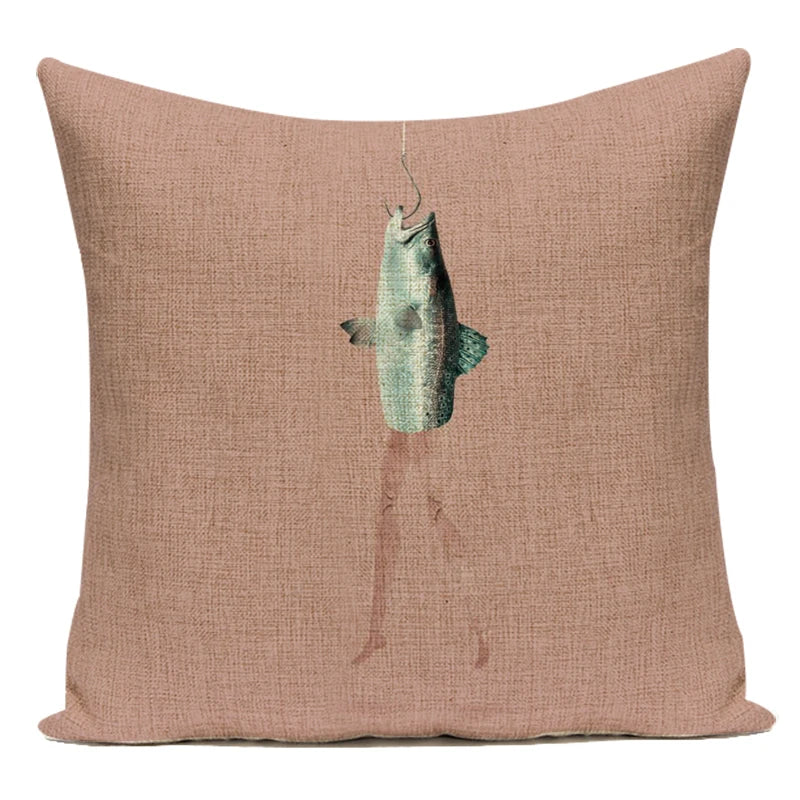 Housse de Coussin Décorative Animaux 🐱🦩 | Motifs Cartoon – Canapé, Chambre &amp; Voiture