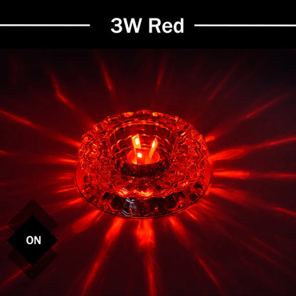 Lampe LED de Plafond en Cristal – 3W, 5W ou 10W – Éclairage Moderne
