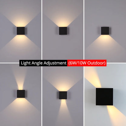 Lampe murale LED IP65 – Design minimaliste pour intérieur &amp; extérieur