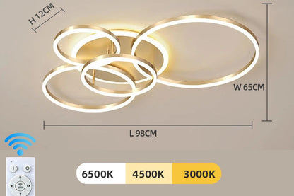 Lustre Ceiling Chandelier Dimmable Ceiling Lamp LED Pendant Light Decoration Lamps for Living Study Room Bedroom Indoor Lighting