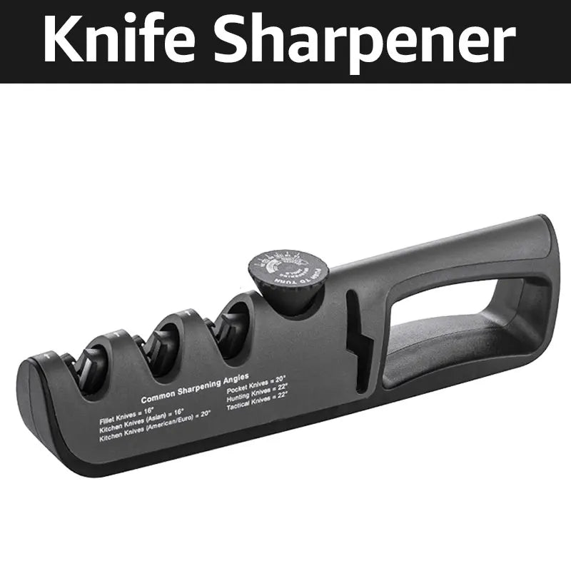 Aiguiseur de Couteaux Professionnel – 3 ou 4 Étapes, Diamond/Céramique/Tungstène