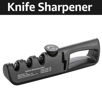 Aiguiseur de Couteaux Professionnel – 3 ou 4 Étapes, Diamond/Céramique/Tungstène